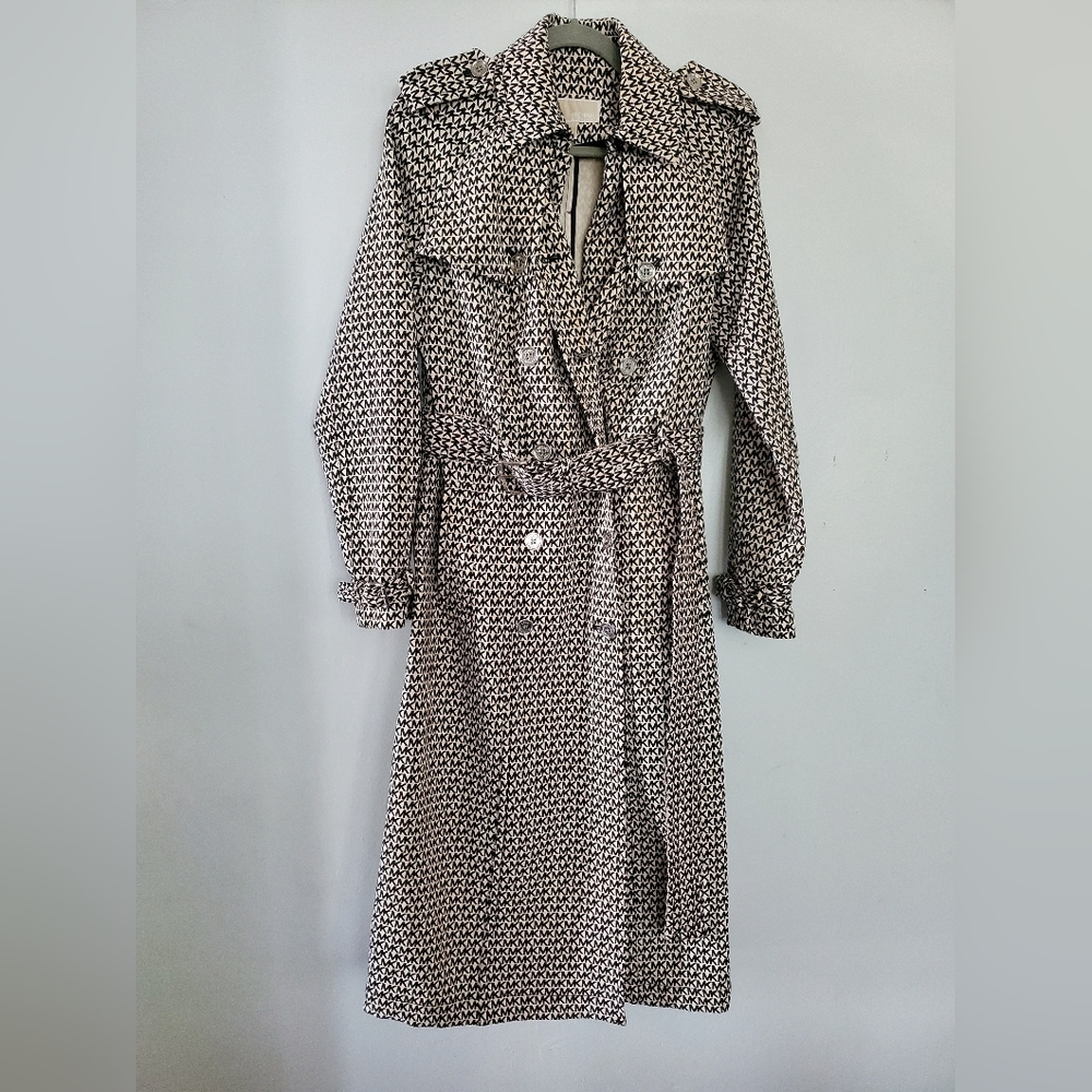 MICHAEL Michael Kors All-over MK Logo Trench Coat